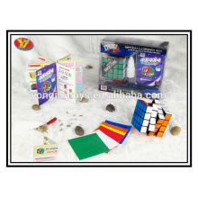 plastic 4x4 magic educational cube toys